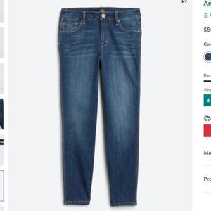 1822 DENIM Anneta Vintage High Rise Skinny Jean
